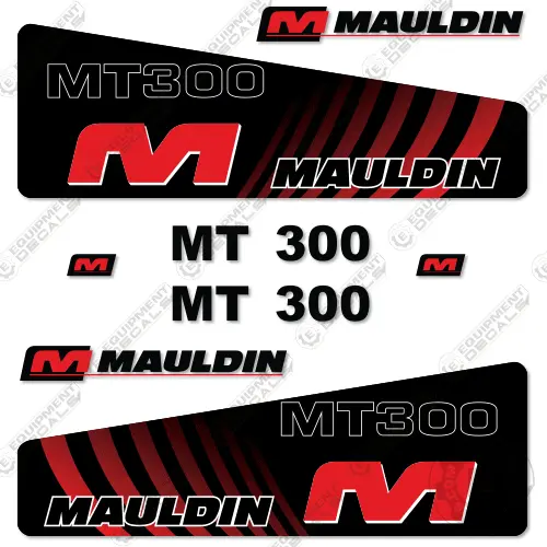 Fits Mauldin Mt300 Decal Kit Asphalt Distributor - 2022+ 1