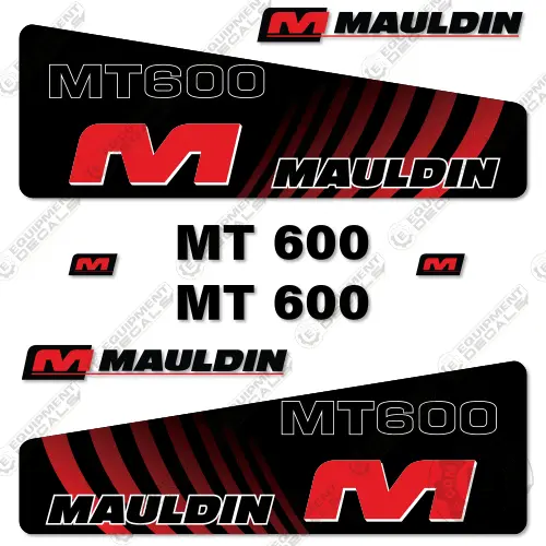 Fits Mauldin Mt600 Decal Kit Asphalt Distributor - 2022+ 1