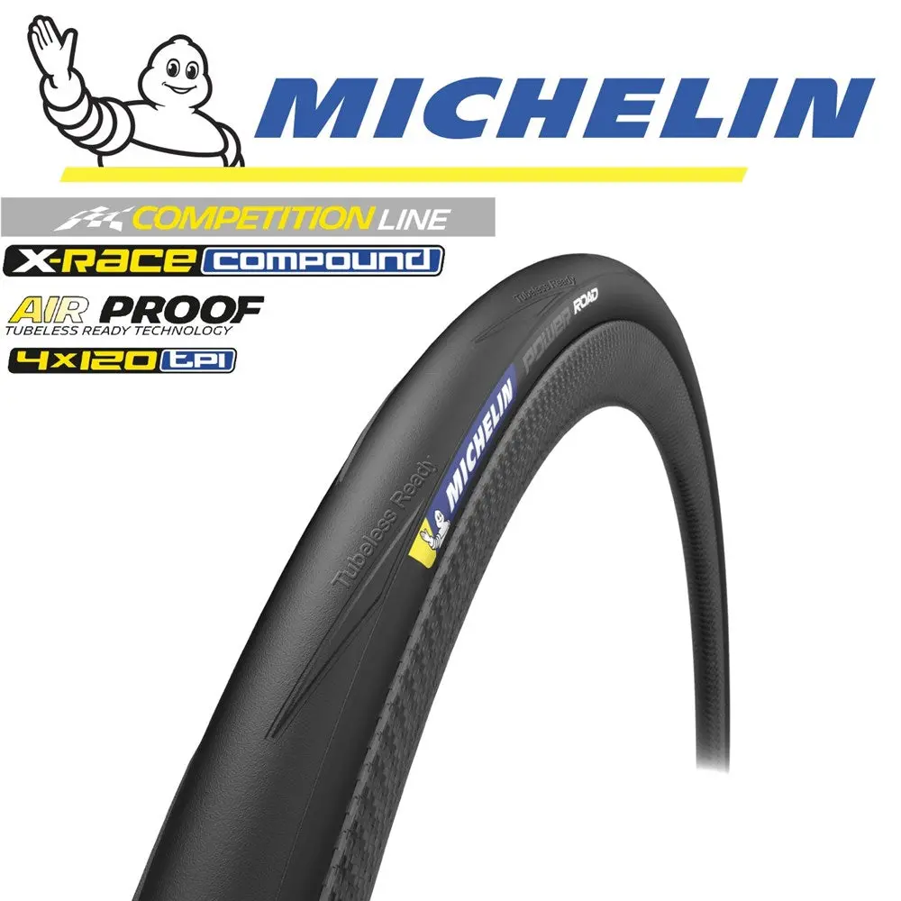 Tyre 700 Michelin Power Road Tlr Folding 1