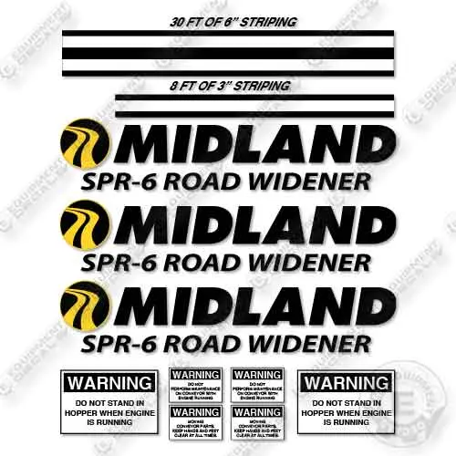 Midland Spr-6 Road Widener Decal Kit 1
