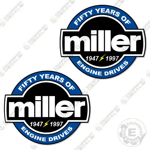 Fits Miller 50 Year Decal Kit Generator Welder 1