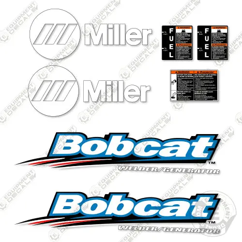 Fits Miller Bobcat Generator Decal Kit 1