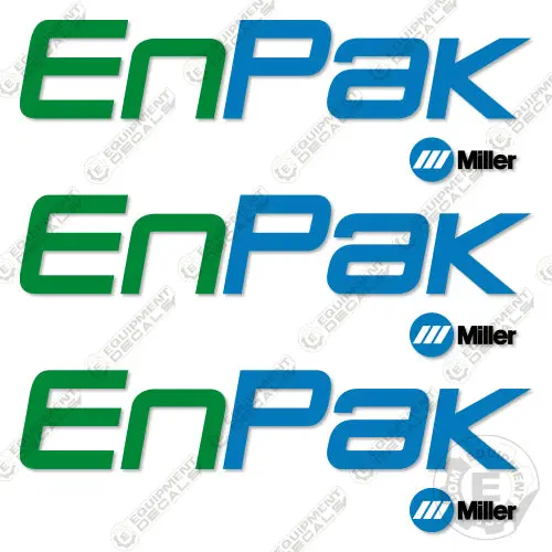 Fits Miller Enpak Decal Kit (16" Logos) 1