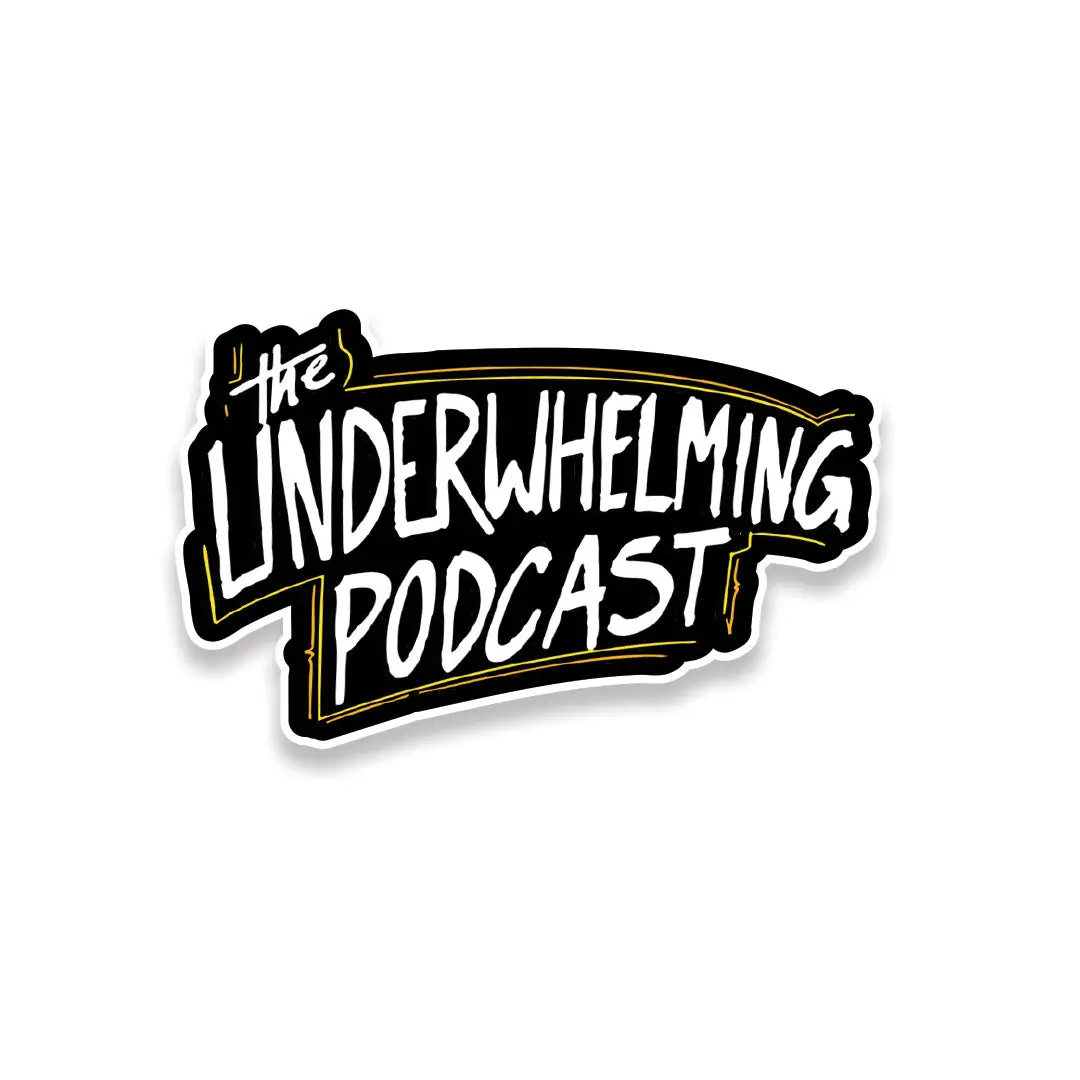 Underwhelming Logo Sticker 1