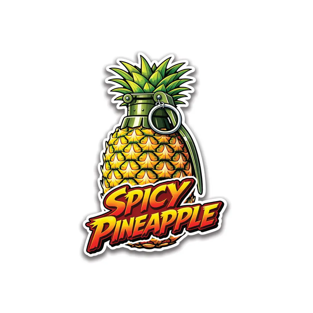 Spicy Pineapple Sticker 1