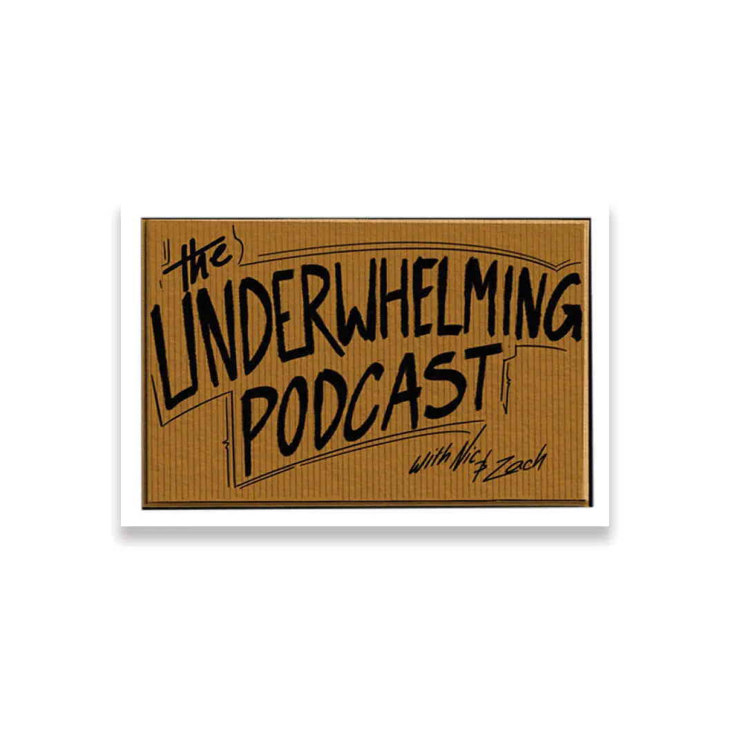 Underwhelming Sign Sticker 1