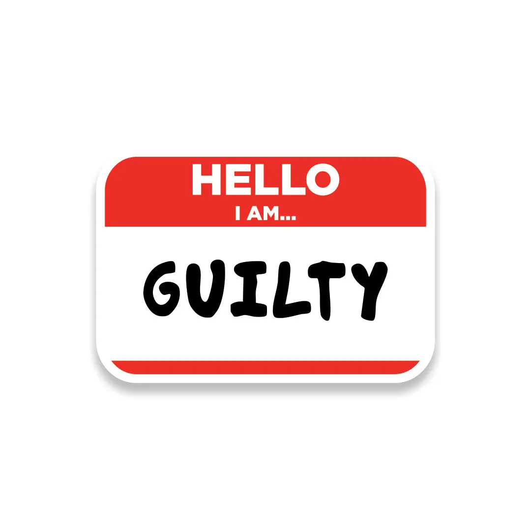 I'm Guilty Sticker 1