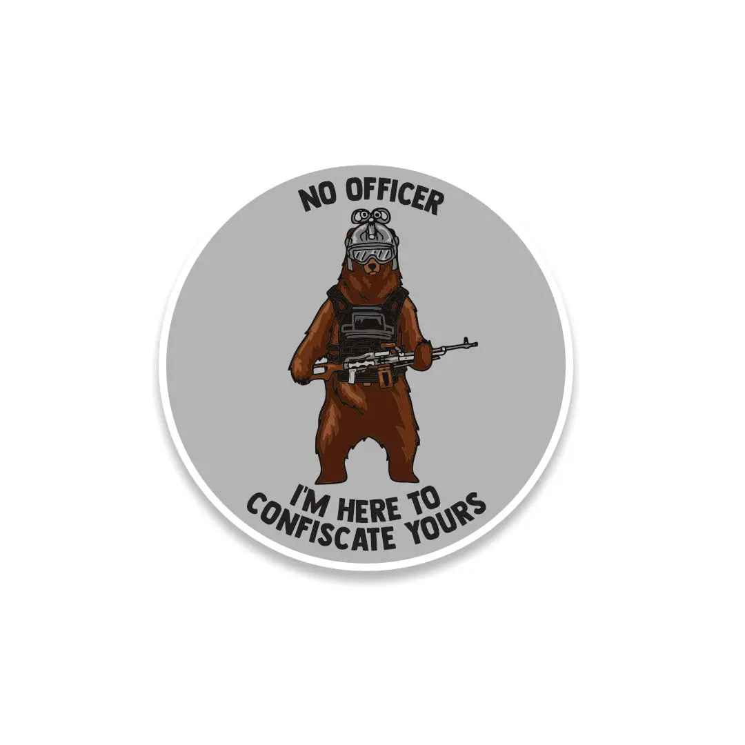 Aft Bear Arms Sticker 1
