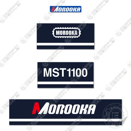 Fits Morooka Mst1100 Decal Kit Rubber Track Dump Truck Carrier 1