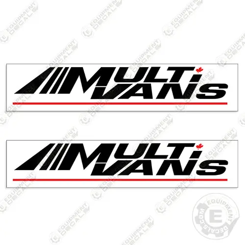 Fits Multi Vans Trailer Decal Kit 1