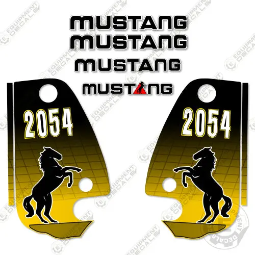Fits Mustang 2054 Decal Kit Skid Steer 1