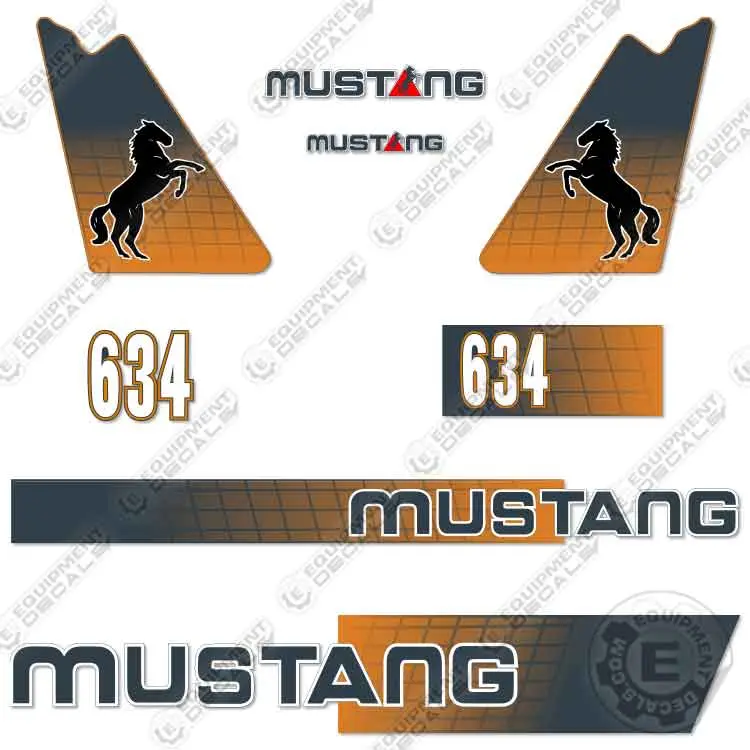 Fits Mustang 634 Decal Kit Telehandler 1