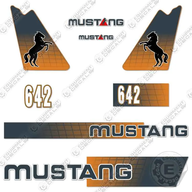 Fits Mustang 642 Decal Kit Telehandler 1