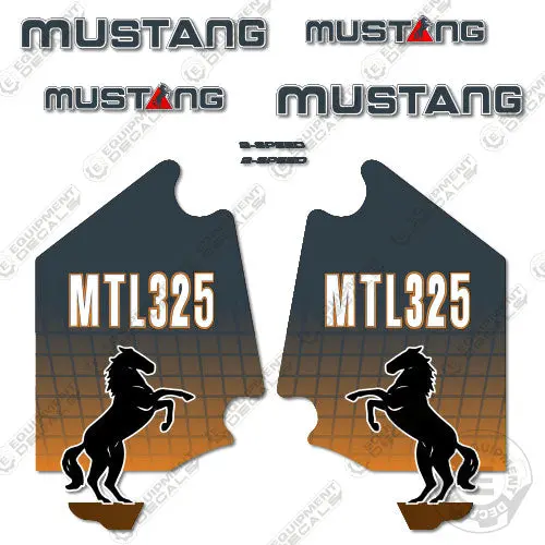 Fits Mustang Mtl325 Decal Kit Skid Steer 1