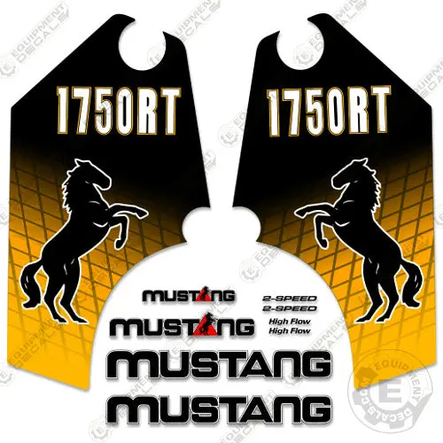Fits Mustang 1750Rt Decal Kit Skid Steer 1