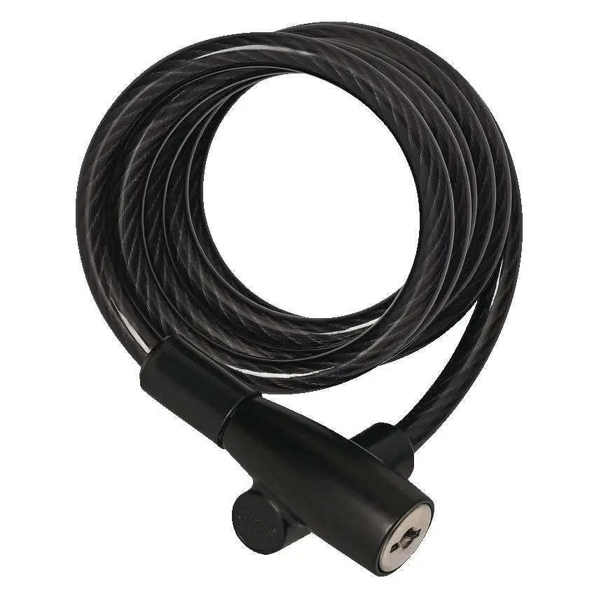 Abus 3506K/120Cm Coiled Key Cable Lock No Bracket 1