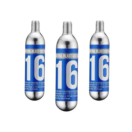 Giant Control Blast Co2 16G Air Cartridge Refills - 3 Pack 1