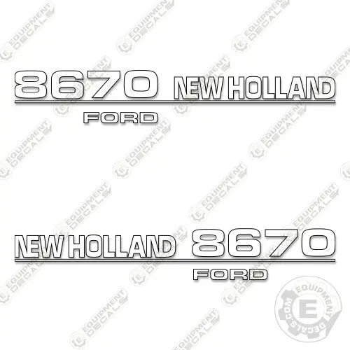 Fits New Holland 8670 Decal Kit Tractor 1