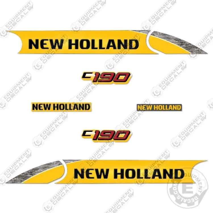 Fits New Holland C190 Decal Kit Skid Steer 1
