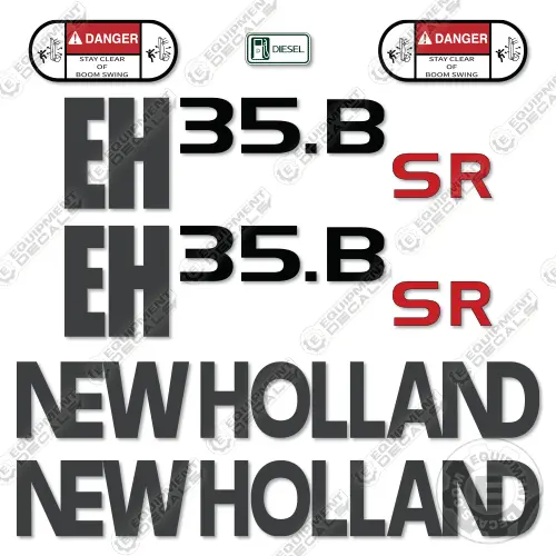 Fits New Holland Eh3.5B Decal Kit Excavator 1