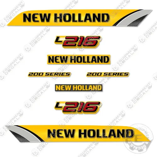 Fits New Holland L216 Decal Kit Skid Steer 1