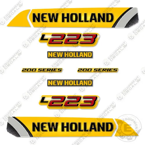 Fits New Holland L223 Decal Kit Skid Steer 1