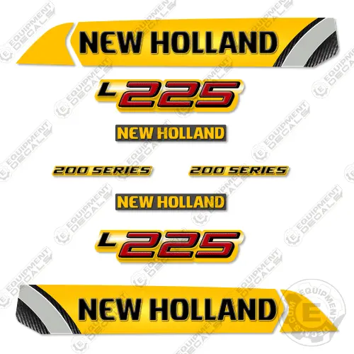 Fits New Holland L225 Decal Kit Skid Steer 1