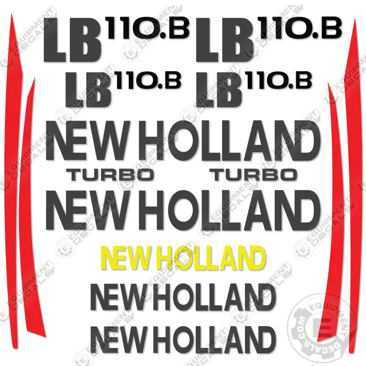 Fits New Holland Lb 110.B Decal Kit Backhoe Loader 1