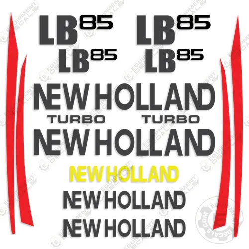 Fits New Holland Lb 85 Decal Kit Backhoe Loader 1