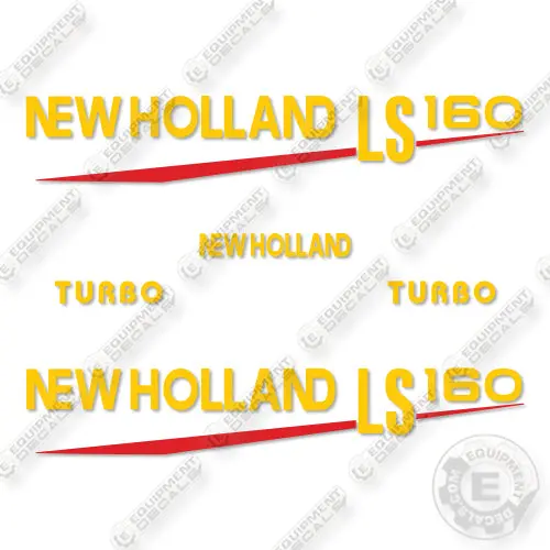 Fits New Holland Ls160 Decal Kit Skid Steer Loader 1