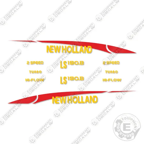 Fits New Holland Ls190 B Decal Kit Skid Steer 1