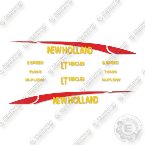 New Holland Lt190.B Decal Kit Compact Track Loader- Aftermarket Kit 1