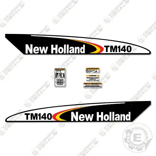 Fits New Holland Tm140 Decal Kit Tractor 1