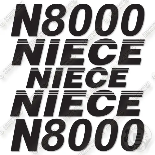 Fits Niece N8000 Decal Kit Water Truck 1