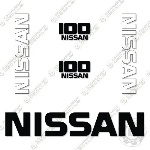Fits Nissan 100 Decal Kit Forklift 1