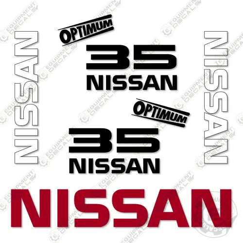 Fits Nissan Cpj01a18pv Decal Kit Forklift 1