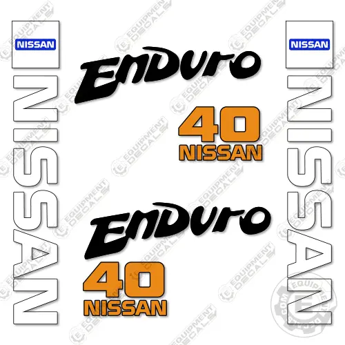 Fits Nissan 40 Enduro Decal Kit Forklift 1