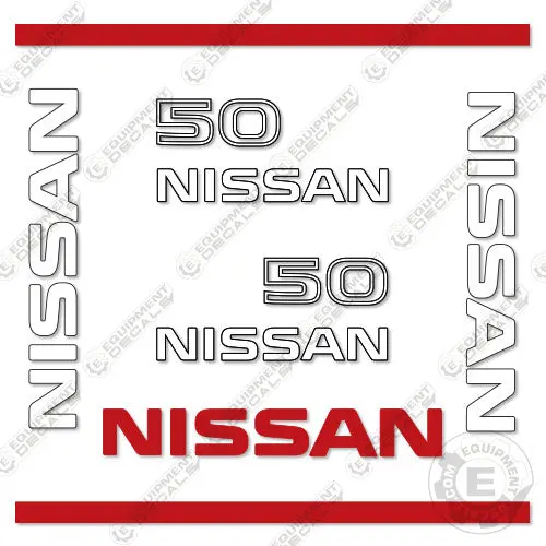 Fits Nissan 50 Decal Kit Forklift 1