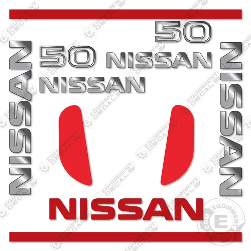 Fits Nissan Map1f2a25lv Decal Kit Forklift 1