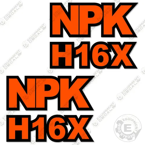 Fits Npk H16x Decal Kit Hammer 1
