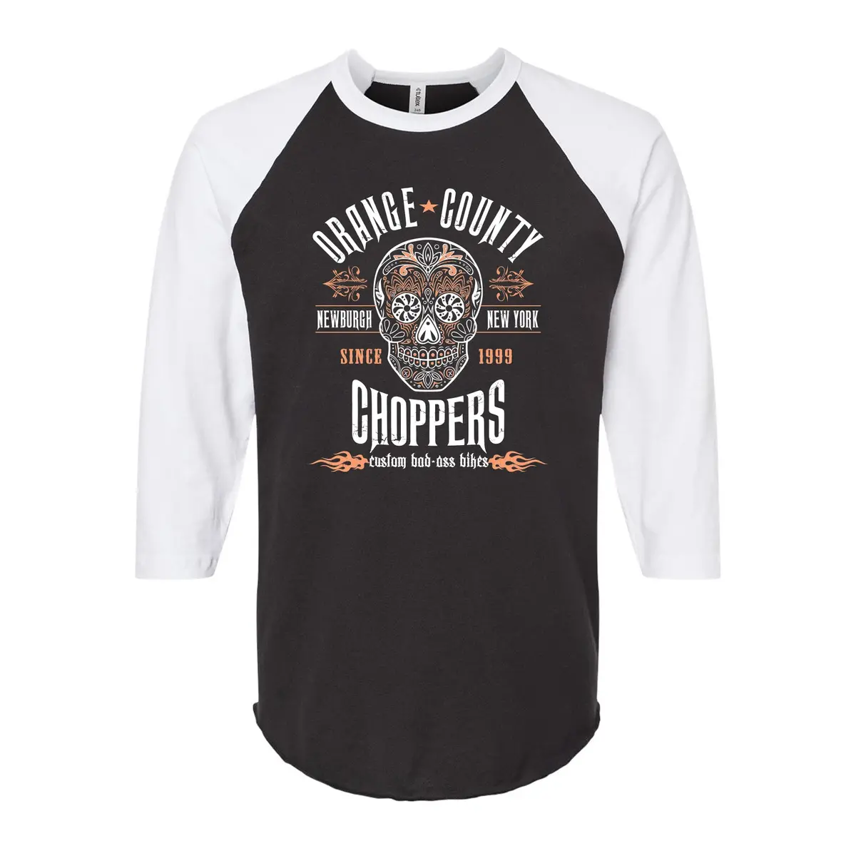 Occ Sugar Skull Baseball Tee 1