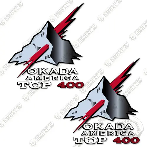 Fits Okada America Top 400 Decal Kit Hammer 1