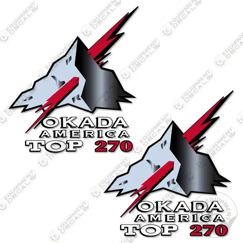 Fits Okada America Top 270 Decal Kit Hammer 1