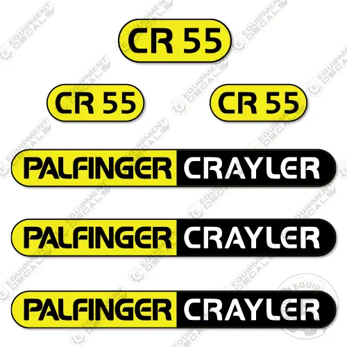 Fits Palfinger Cr55 Decal Kit Forklift 1