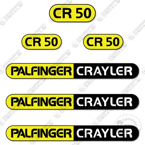 Fits Palfinger Cr50 Decal Kit Forklift 1
