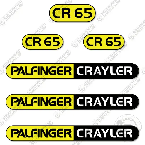 Fits Palfinger Cr65 Decal Kit Forklift 1
