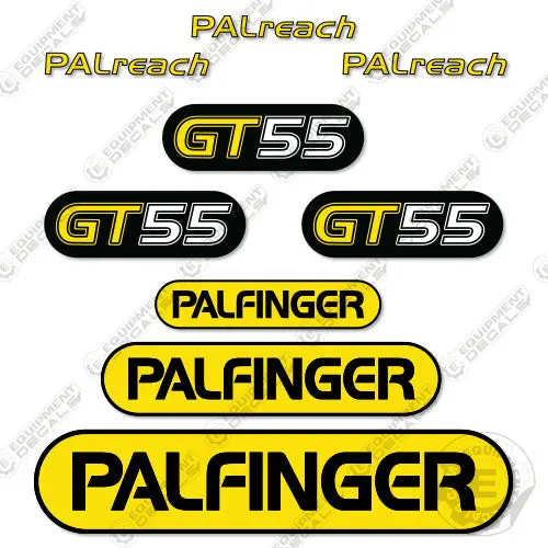 Fits Palfinger Gt55 Decal Kit Forklift 1