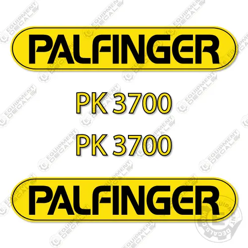 Fits Palfinger Pk3700 Decal Kit Crane 1