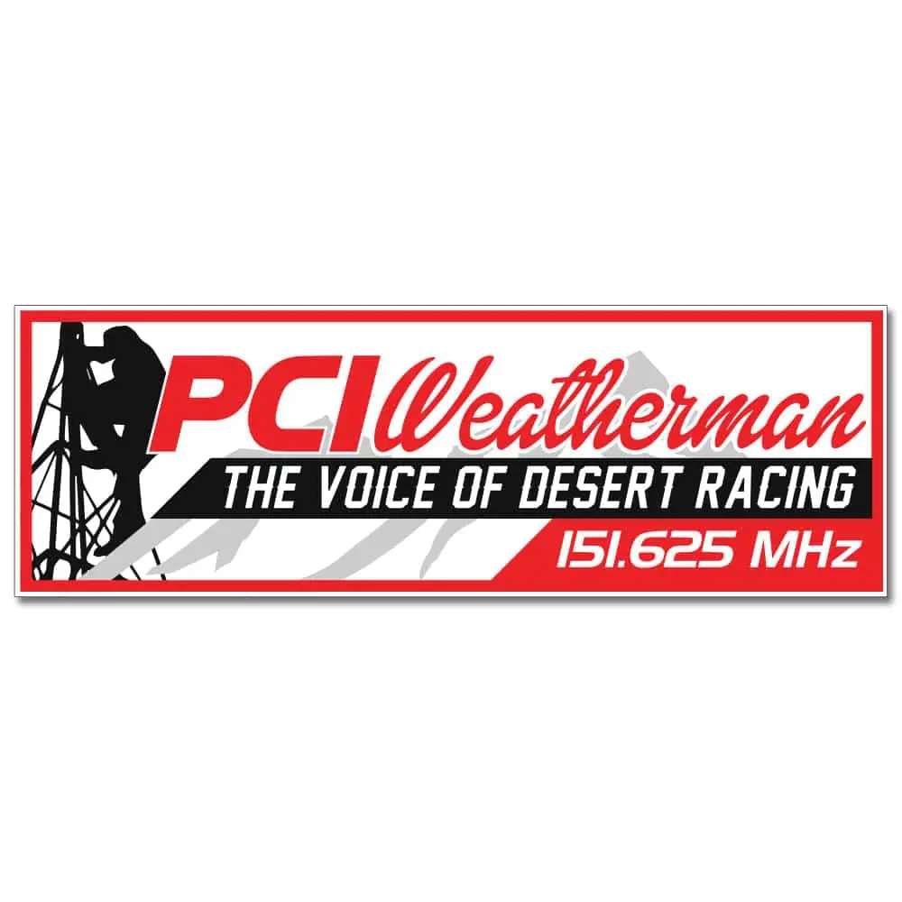 Pci Weatherman Relay Sticker 1