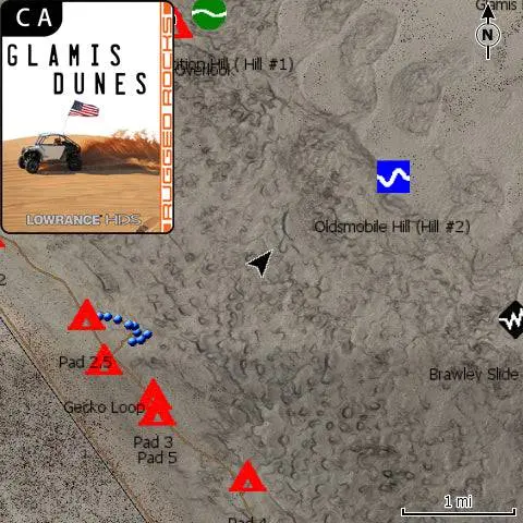 Glamis Lowrance Map 1